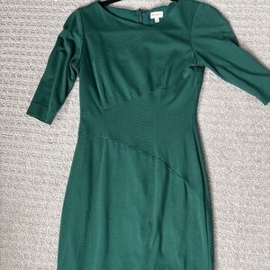 Green dress, petite size 0
